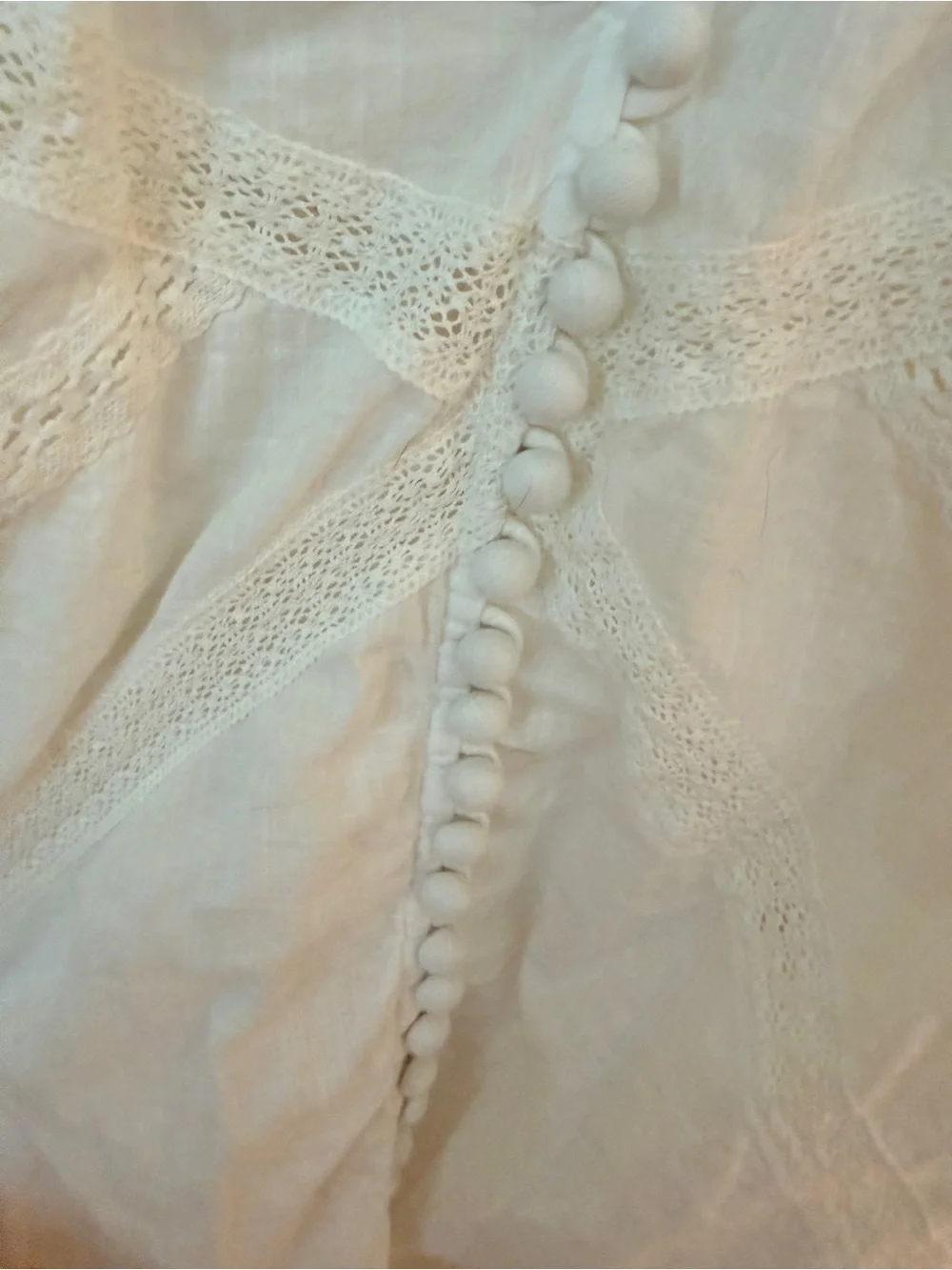 Anthropologie lace trim